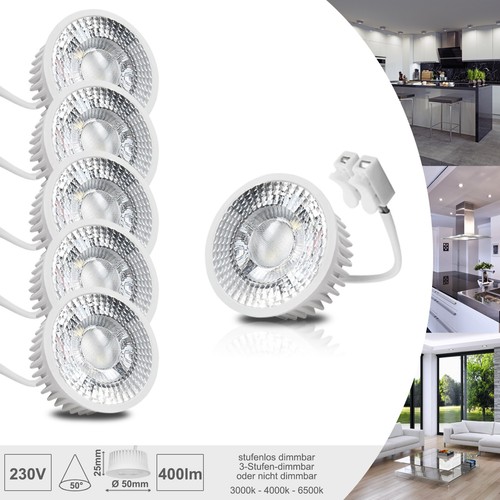 Led leuchtmittel flach - 5w, 50°