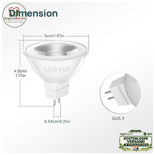 Led lampe mr16 12v - led,