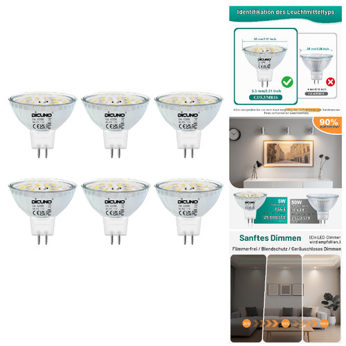 Mr16 gu5 led lampe - mr16, gu5.3