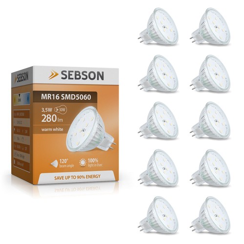10x led lampe - 10x, mr16