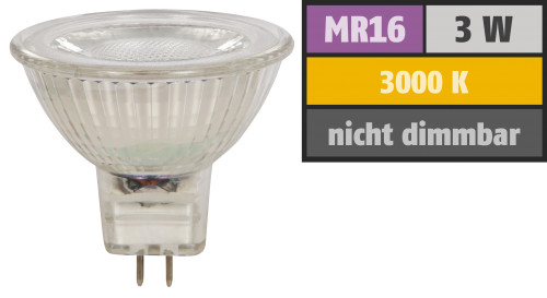 Gu5 mr16 led 3 watt - /, 12v